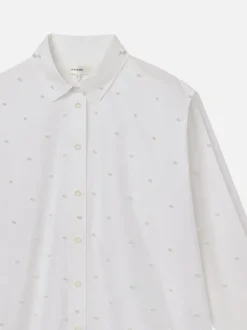 Blouses & Shirts*Frame - The Oversized Pearl Shirt WHITE