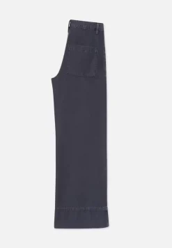 Trouser*Frame - The 70's Patch Pocket Crop Straight WASHED NAVY