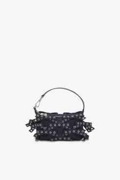 Bags*Ganni - Butterfly Small Pouch Bow Eyelet Denim