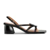 Talons|Sandals*Ganni - Butterfly Strass Kitten Heel Sandal BLACK