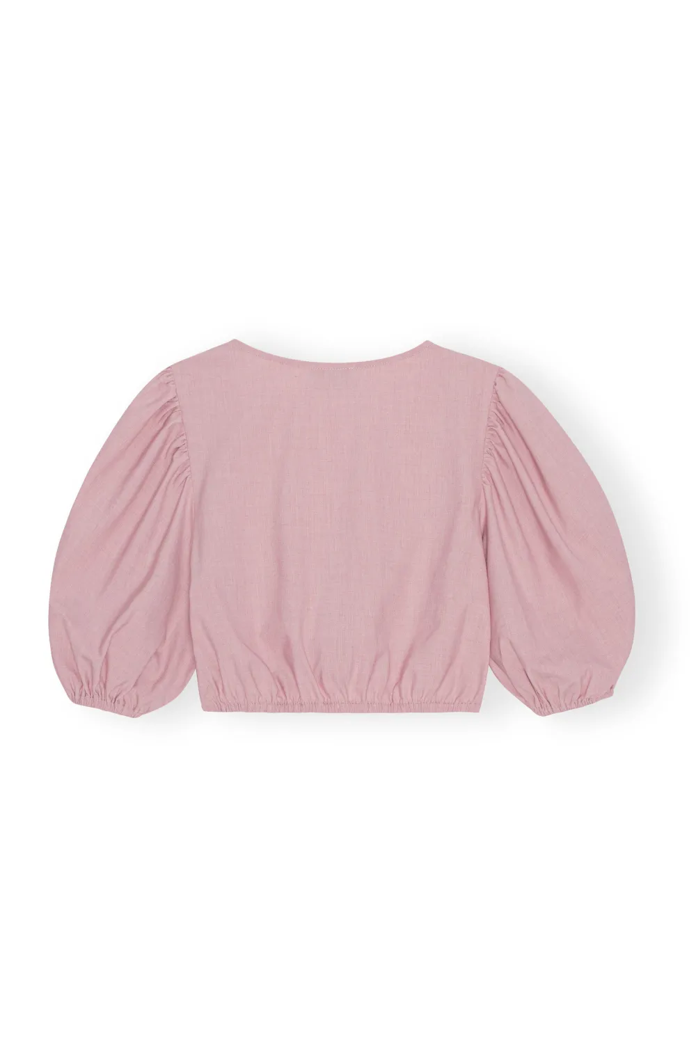 Blouses & Shirts*Ganni - Chinea Blouse Short Closure PINK FIRE