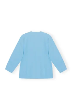 Blazers & Vestes*Ganni - Cotton Suiting Boxy Blazer ETHEREAL BLUE