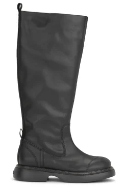 Booties & Boots*Ganni - Everyday Tubular Boot BLACK