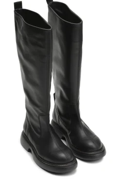 Booties & Boots*Ganni - Everyday Tubular Boot BLACK