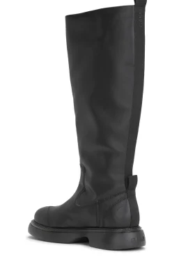 Booties & Boots*Ganni - Everyday Tubular Boot BLACK