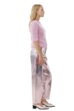 Large*Ganni - Foil Denim Stary LILAC SACHET