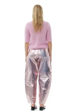 Large*Ganni - Foil Denim Stary LILAC SACHET