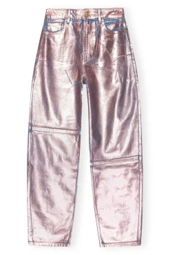 Large*Ganni - Foil Denim Stary LILAC SACHET
