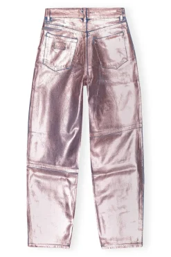 Large*Ganni - Foil Denim Stary LILAC SACHET