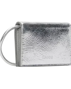 Bags*Ganni - Bou Wallet On Strap Metallic