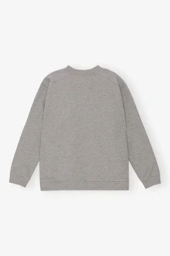 Sweatshirt*Ganni - Heavy Fleece Drop Shoulder Sweatshirt PALOMA MELANGE