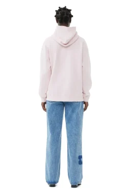 Sweatshirt*Ganni - Isoli Oversized Hoodie CHALK PINK