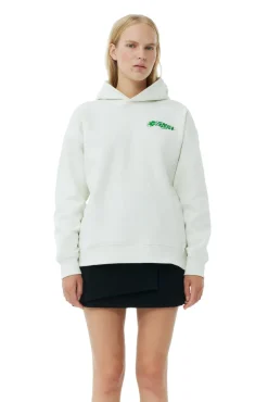 Sweatshirt*Ganni - Isoli Oversized Hoodie EGRET