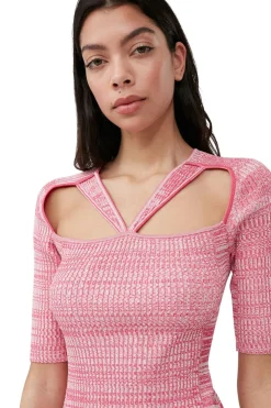 Short|Occasions*Ganni - Melange Cut Out Mini Dress
