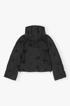 Matelassés & Duvets*Ganni - Nylon tech Puffer Short Jacket BLACK