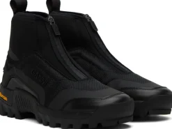 Booties & Boots*Ganni - Performance High Top Zip Sneaker BLACK