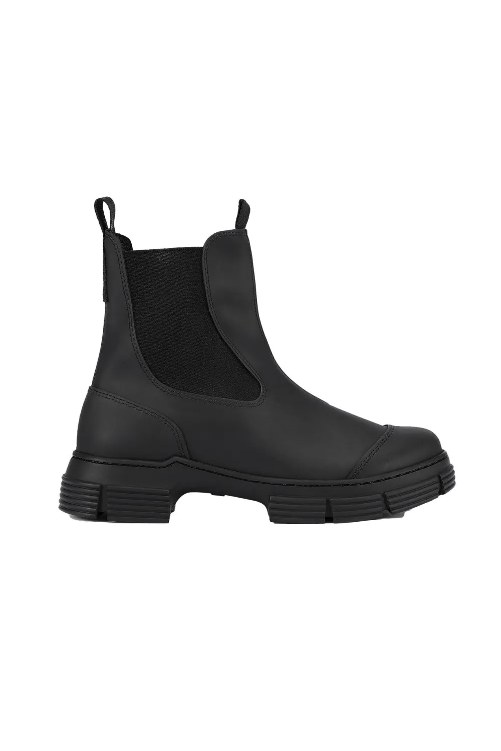 Booties & Boots*Ganni - Recycled Rubber City Boot BLACK