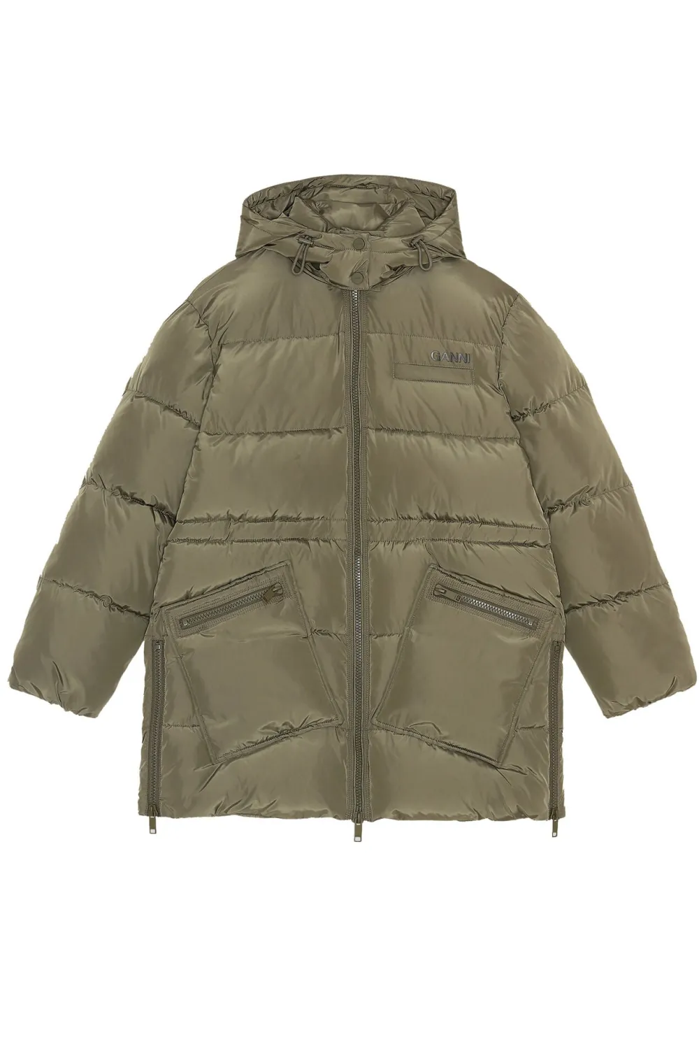 Matelassés & Duvets*Ganni - Soft Puffer Midi Jacket KALAMATA