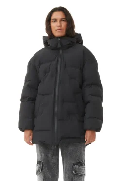 Matelassés & Duvets*Ganni - Soft Puffer Midi Jacket BLACK