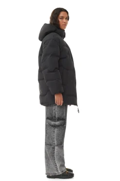 Matelassés & Duvets*Ganni - Soft Puffer Midi Jacket BLACK