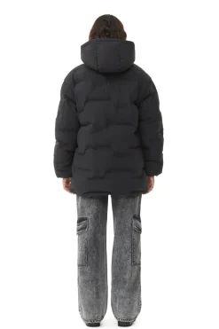 Matelassés & Duvets*Ganni - Soft Puffer Midi Jacket BLACK