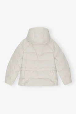 Matelassés & Duvets*Ganni - Tech Seersucker Oversized Puffer Jacket TOFU