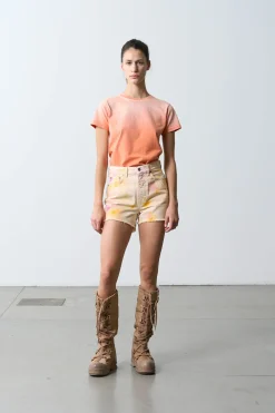 Shorts*Haikure Sharon Tie Dye Short ORANGE