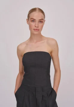 Without Sleeves*HERSKIND - Cosima Top EBONY