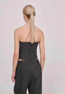 Without Sleeves*HERSKIND - Cosima Top EBONY