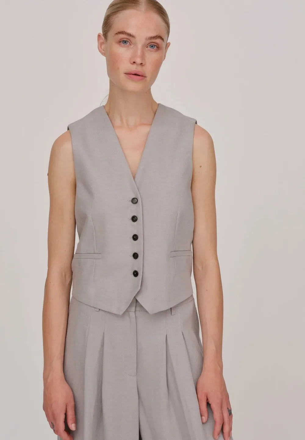 Blazers & Vestes*HERSKIND - Mister Vest STONE