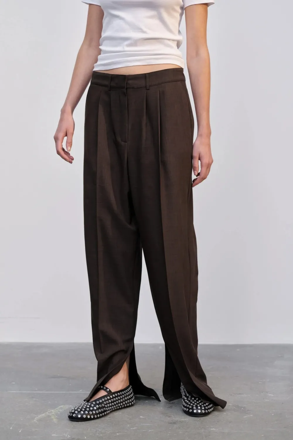 Trouser*HERSKIND - Rupert Pants JAVA BROWN
