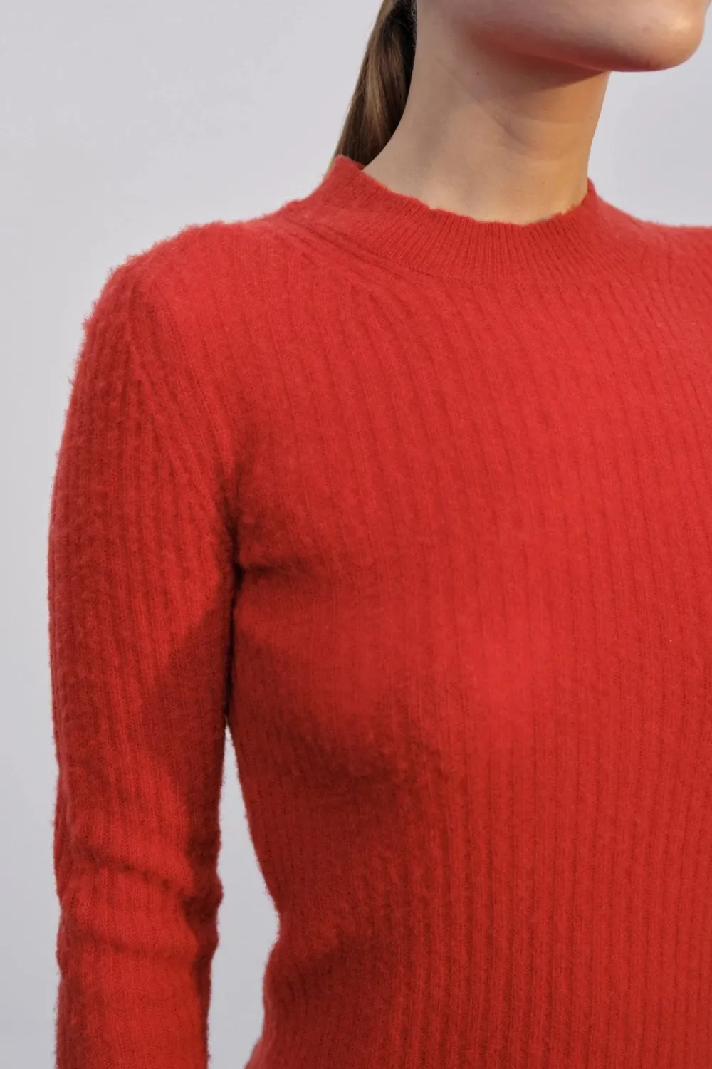 Wool & Cashmere*HERSKIND - Tony Knit Blouse RED