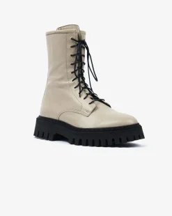 Booties & Boots*IRO Paris - Boots Leather Kosmic BEIGE