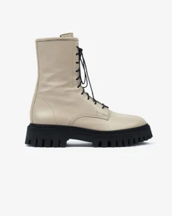 Booties & Boots*IRO Paris - Boots Leather Kosmic BEIGE