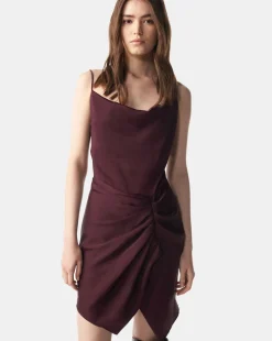 Occasions|Short*IRO Paris - Lipa Dress BURGUNDY