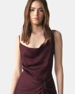 Occasions|Short*IRO Paris - Lipa Dress BURGUNDY