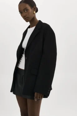 Blazers & Vestes*Lamarque - Ennis Oversized Wool Blazer BLACK