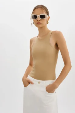 Without Sleeves*Lamarque -Sydelle WHEAT