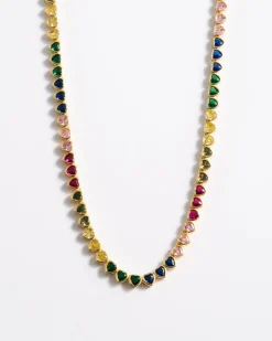 Colliers*Mademoiselle Jules - Colour My Heart Necklace
