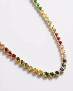 Colliers*Mademoiselle Jules - Colour My Heart Necklace