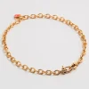 Colliers*Mademoiselle Jules - Gold Cable Girl Necklace + Protection Evil Eye Talisman