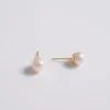 Earrings*Mademoiselle Jules - Pearl Studs