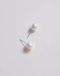 Earrings*Mademoiselle Jules - Pearl Studs