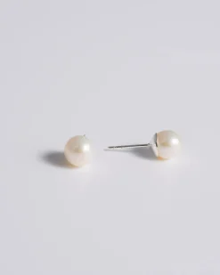 Earrings*Mademoiselle Jules - Pearl Studs