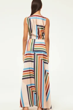 Occasions|Long*MISA Los Angeles - Anabella Dress SAN MIGUEL STRIPE