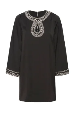 Occasions|Short*MISA Los Angeles - Ivy Dress BLACK SATIN