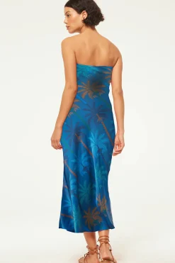 Occasions|Long*MISA Los Angeles - Thara Dress COBALT PALMS STN