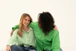 Blouses & Shirts*Moment by Moment - Striped Shirt FLUO GREEN