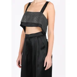 Without Sleeves*Nonchalant - Capri Crop BLACK