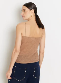 Without Sleeves|Wool & Cashmere*NOTSHY - Patti Debardeur CAMEL CHINE
